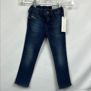Diesel Kids Livier Stretch Super Slim blue jeans size 3 NWT